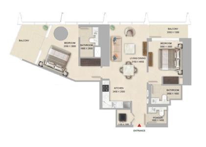 2 Bedroom